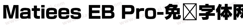 Matiees EB Pro字体转换